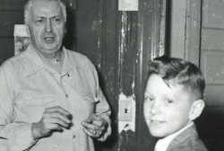 Paul Sr. and Paul Jr.,  circa April 1951