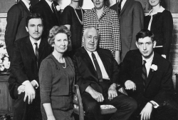 Family photo shot on Paul Jr. and Tammy's wedding day, 1967