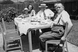 Mike, Georgia, Mr. Ben, Bunny and Guard in Concord California in 1951