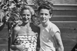 Georgia and Paul junior in Concord California.  Circa 1955