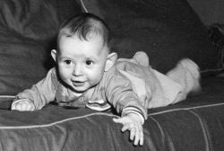 James Pierce Angell at five months old (17 1/4 pounds), circa 1951.