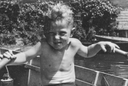 Paul Jr. at Camp Lake.  Circa 1941.