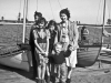 Boy unknown, Joanne, Pat, Paul Jr. and Gwen. Burham Park Yacht Club and Harbor. 1940