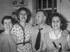 Pat, Georgia, George and Adele in the kitchen at the Woodlawn house, circa 1955.