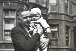 Paul Sr., with Paul Jr. at 2626 S. Michigan Ave., Chicago 1940